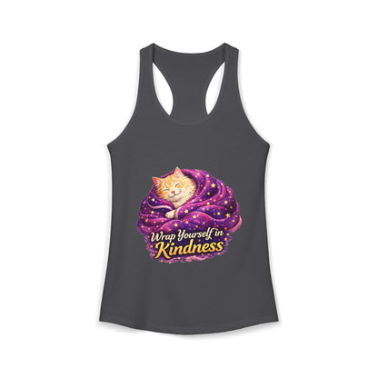 Wrap Yourself in Kindness – Women’s Racerback Tank Top