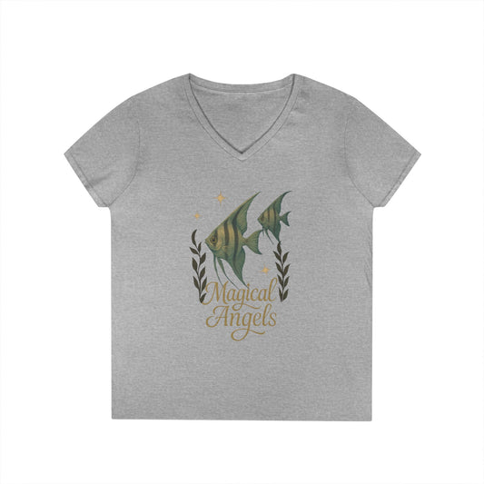 Magical Angels - Women's V-Neck T-Shirt