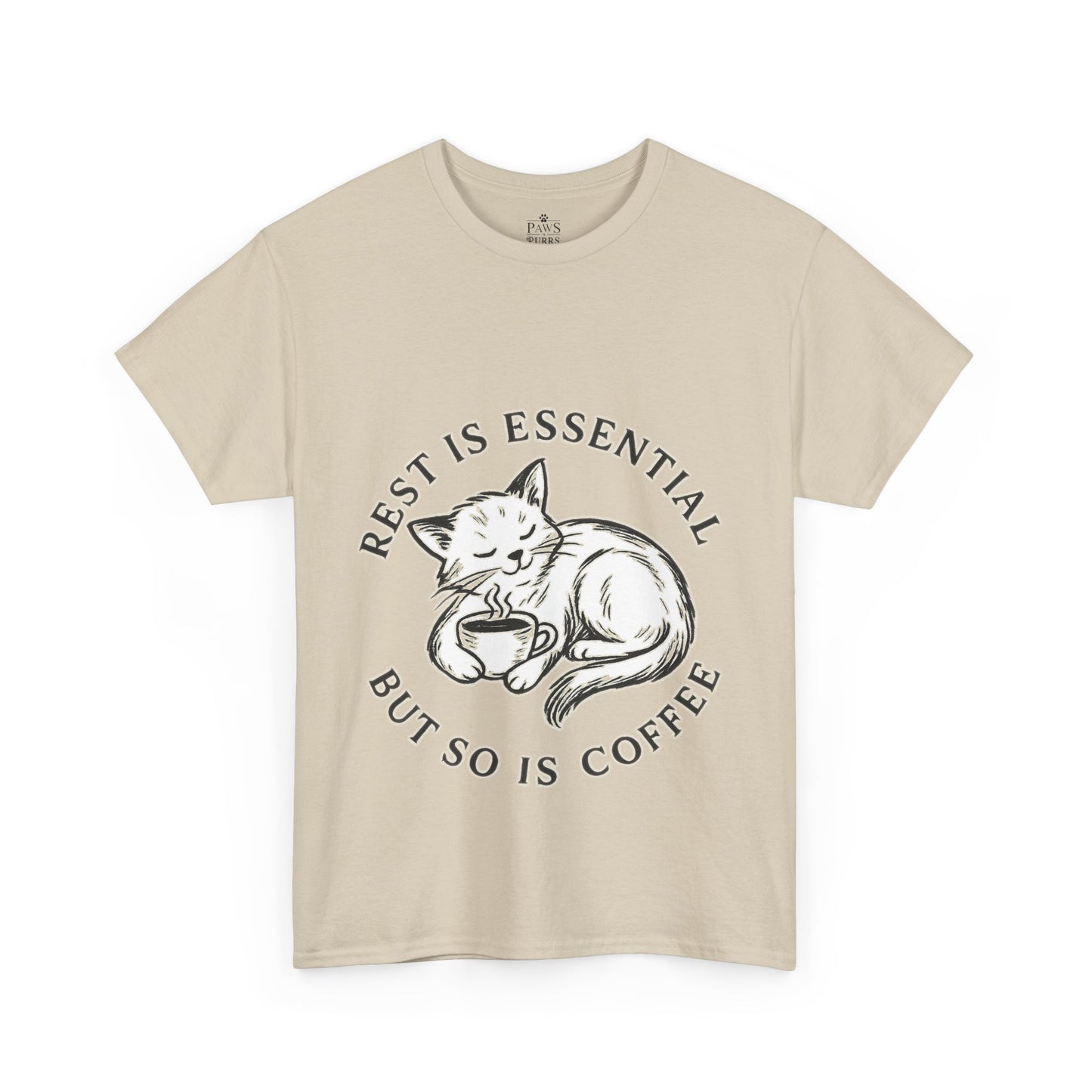 Rest Is Essential Coffee Cat - Classic Unisex T-Shirt