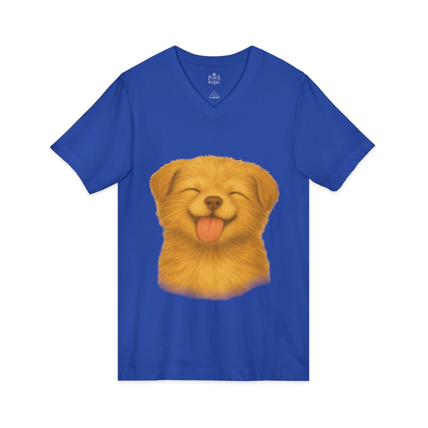 Puppy Lick - V-Neck Unisex T-Shirt