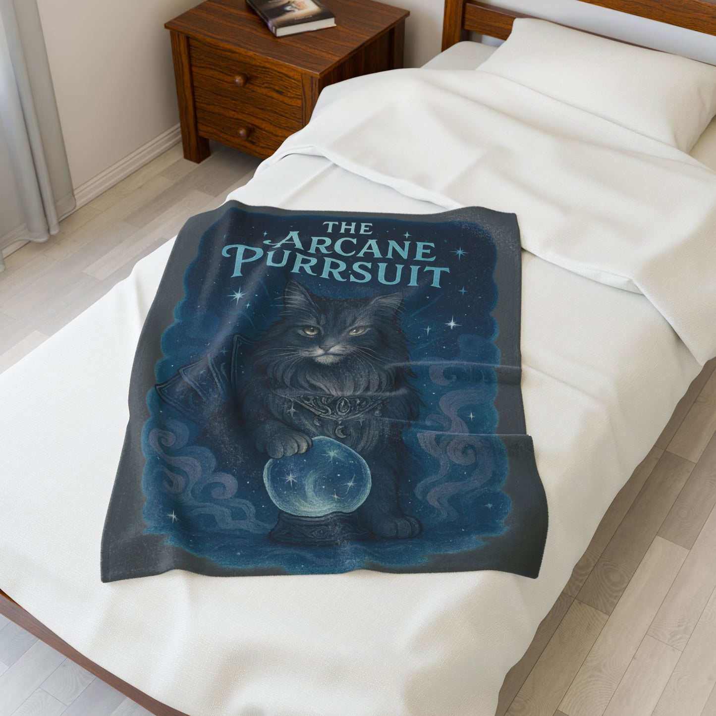 The Arcane Purrsuit - Velveteen Blanket