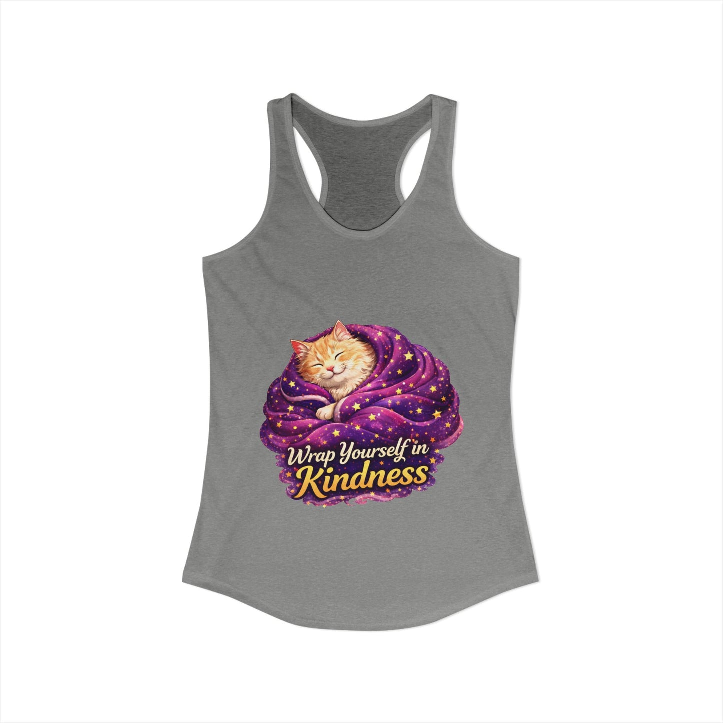Wrap Yourself in Kindness – Women’s Racerback Tank Top