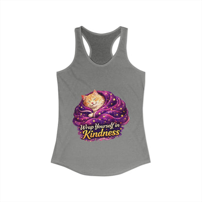 Wrap Yourself in Kindness – Women’s Racerback Tank Top