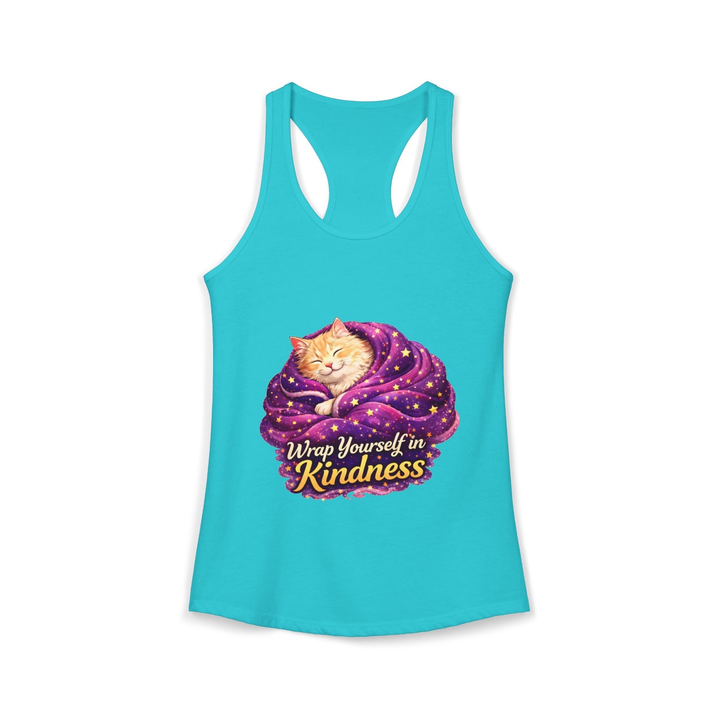 Wrap Yourself in Kindness – Women’s Racerback Tank Top