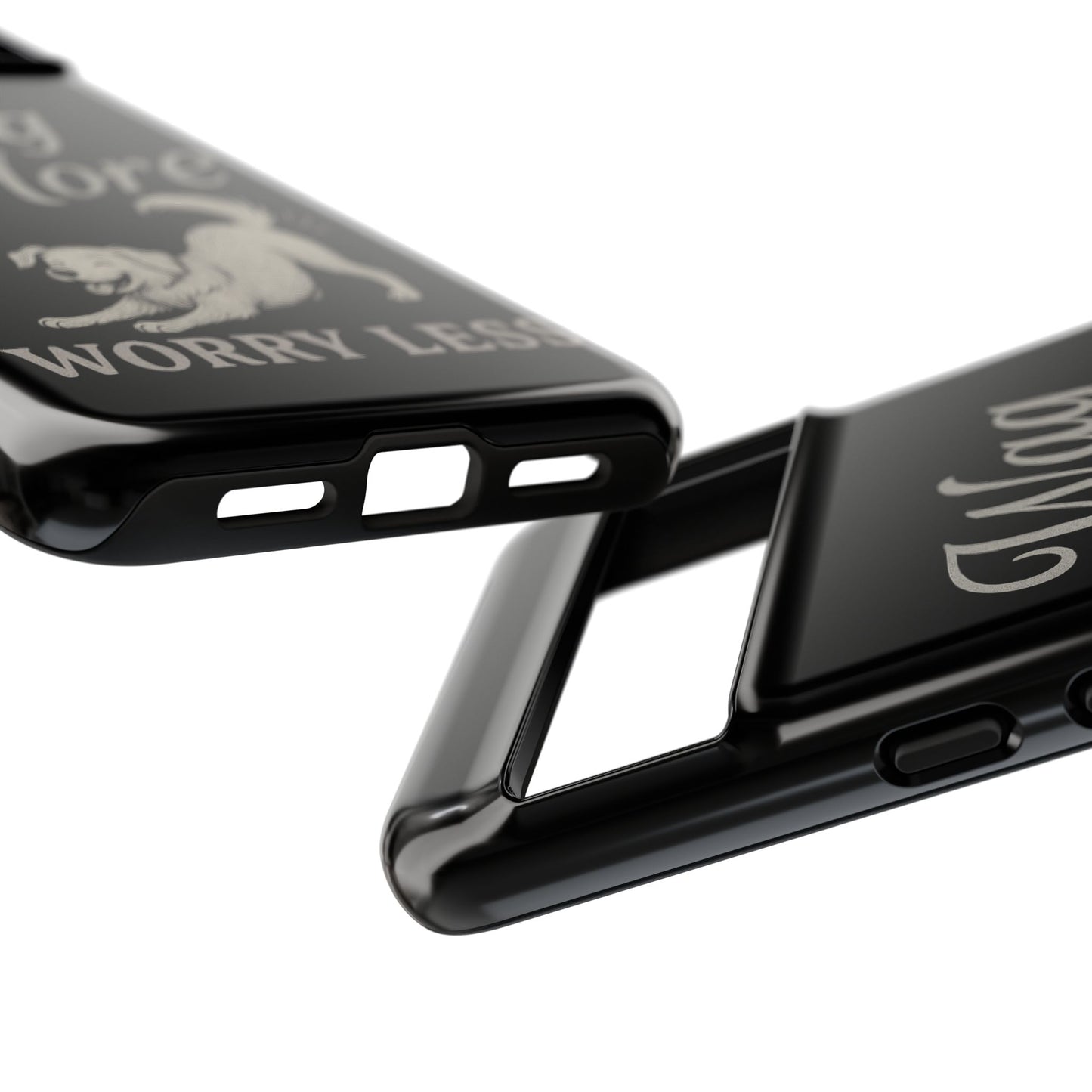 Wag More, Worry Less – Dog Phone Case