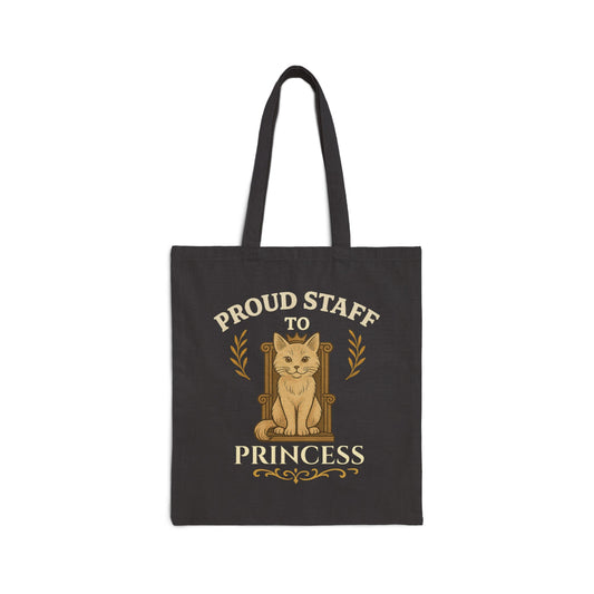 Personalized Proud Staff of the Royal Feline – Custom Cat Name Tote Bag