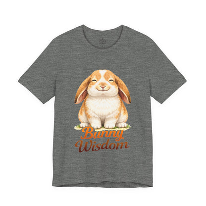 Bunny Wisdom - Soft Unisex Cat T-Shirt