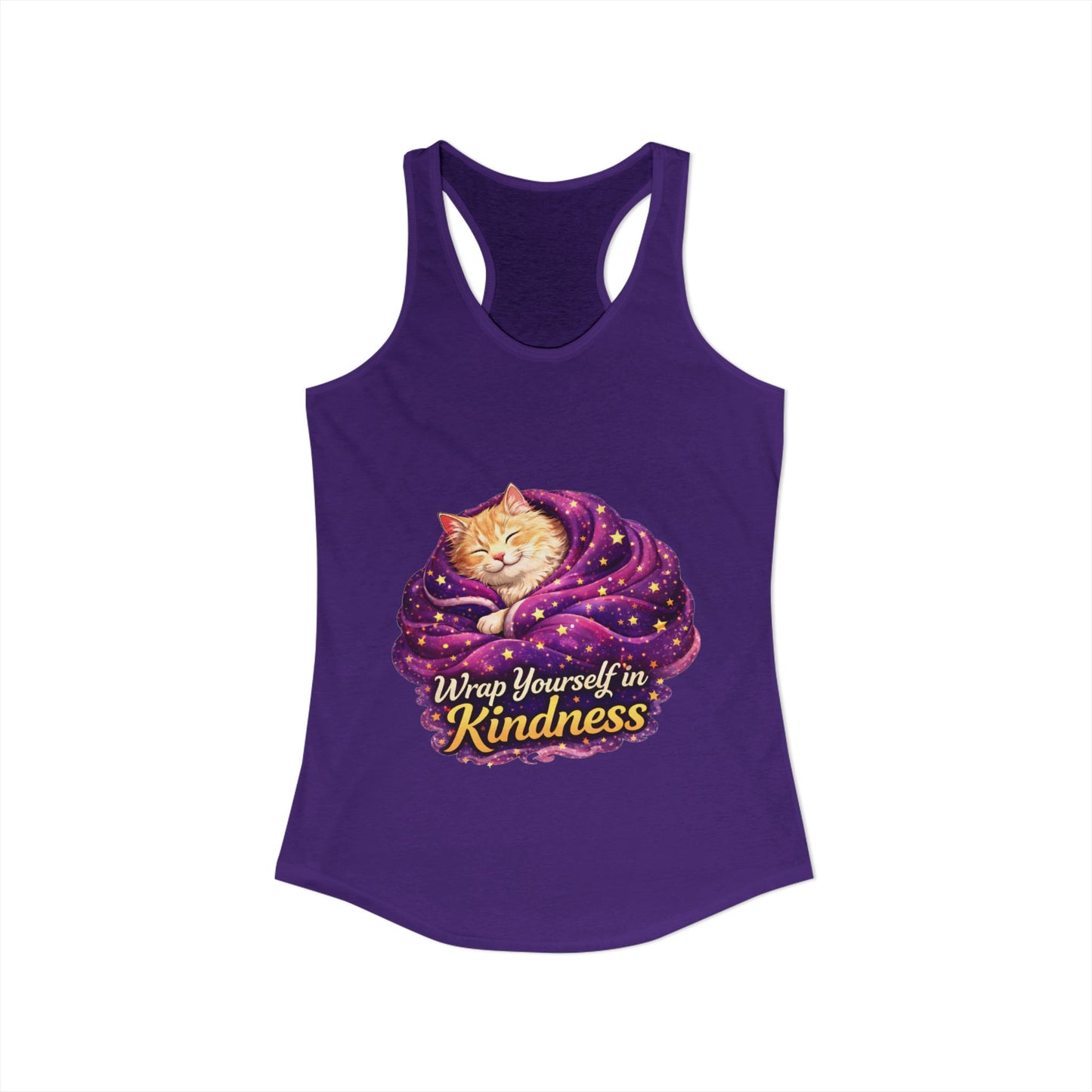 Wrap Yourself in Kindness – Women’s Racerback Tank Top