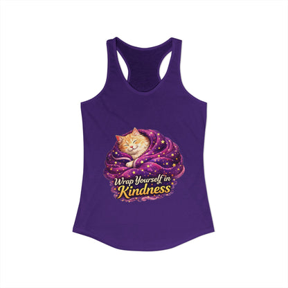 Wrap Yourself in Kindness – Women’s Racerback Tank Top