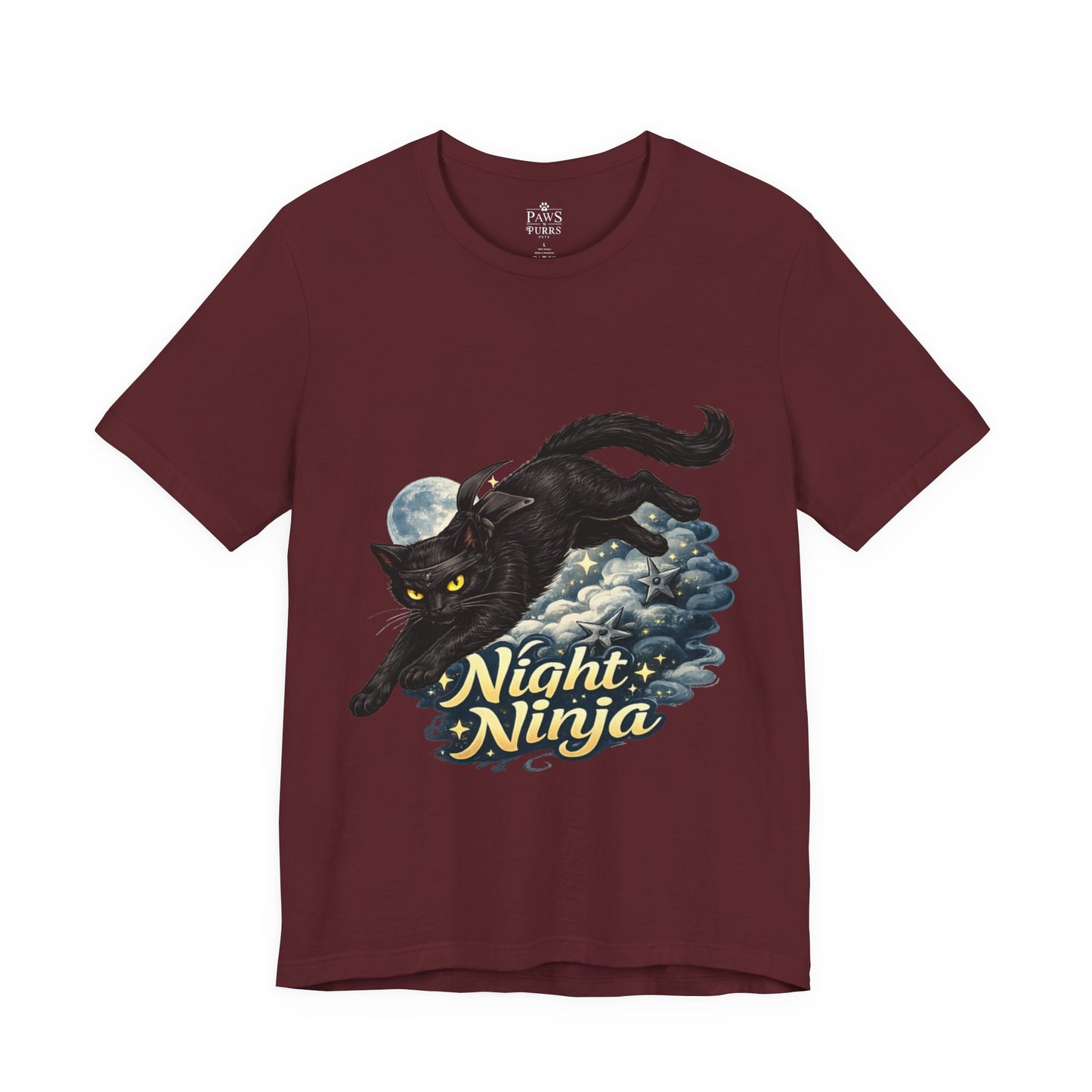 Night Ninja - Soft Unisex Cat T-Shirt
