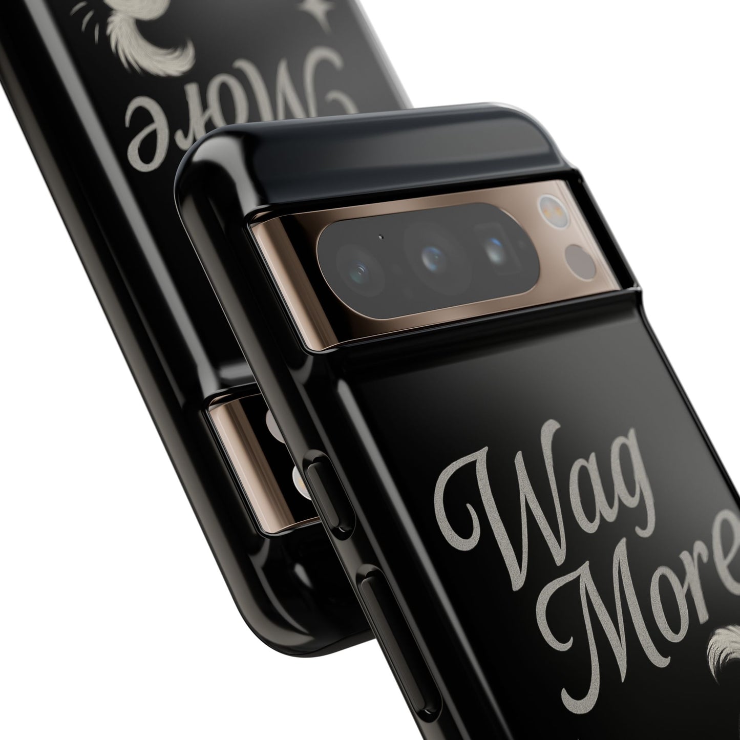 Wag More, Worry Less – Dog Phone Case