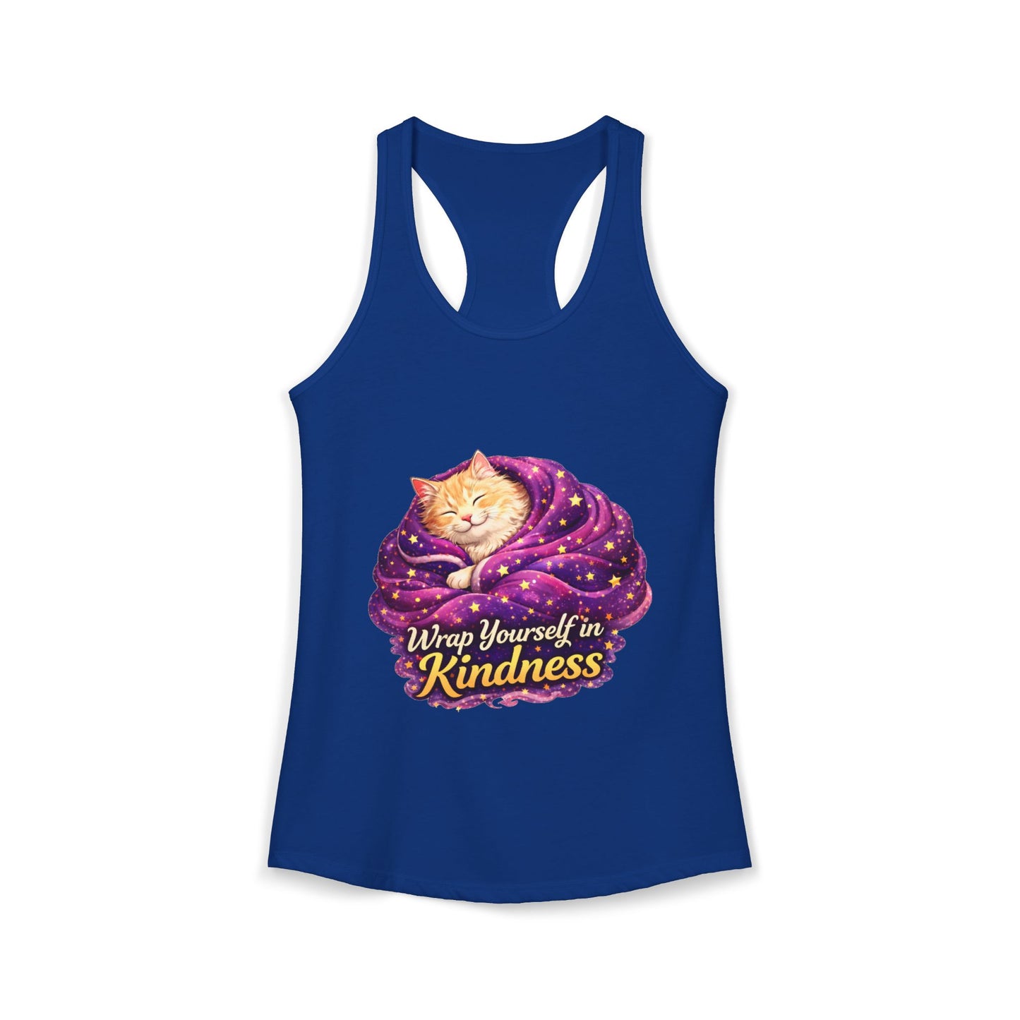 Wrap Yourself in Kindness – Women’s Racerback Tank Top