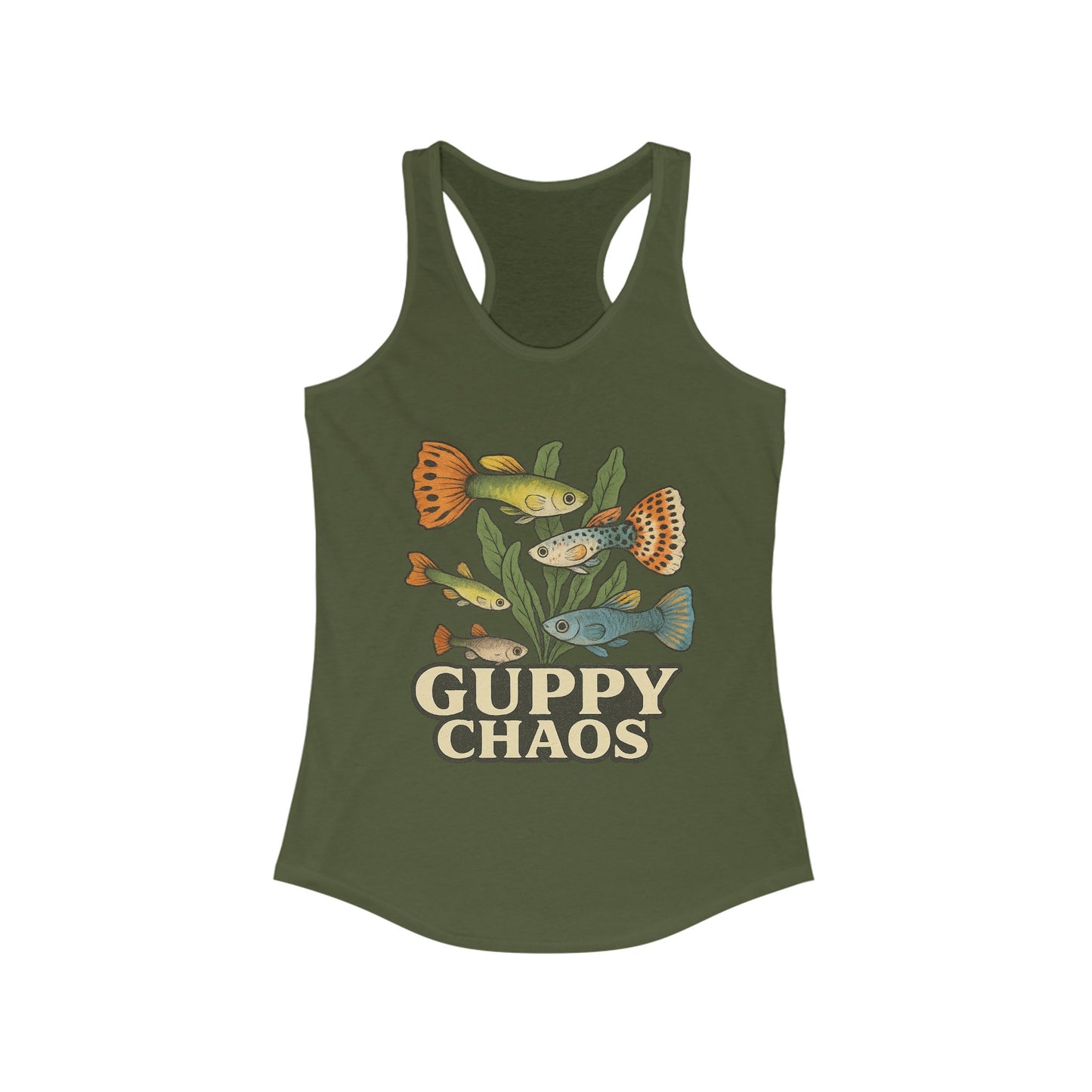 Guppy Chaos – Women’s Racerback Tank Top