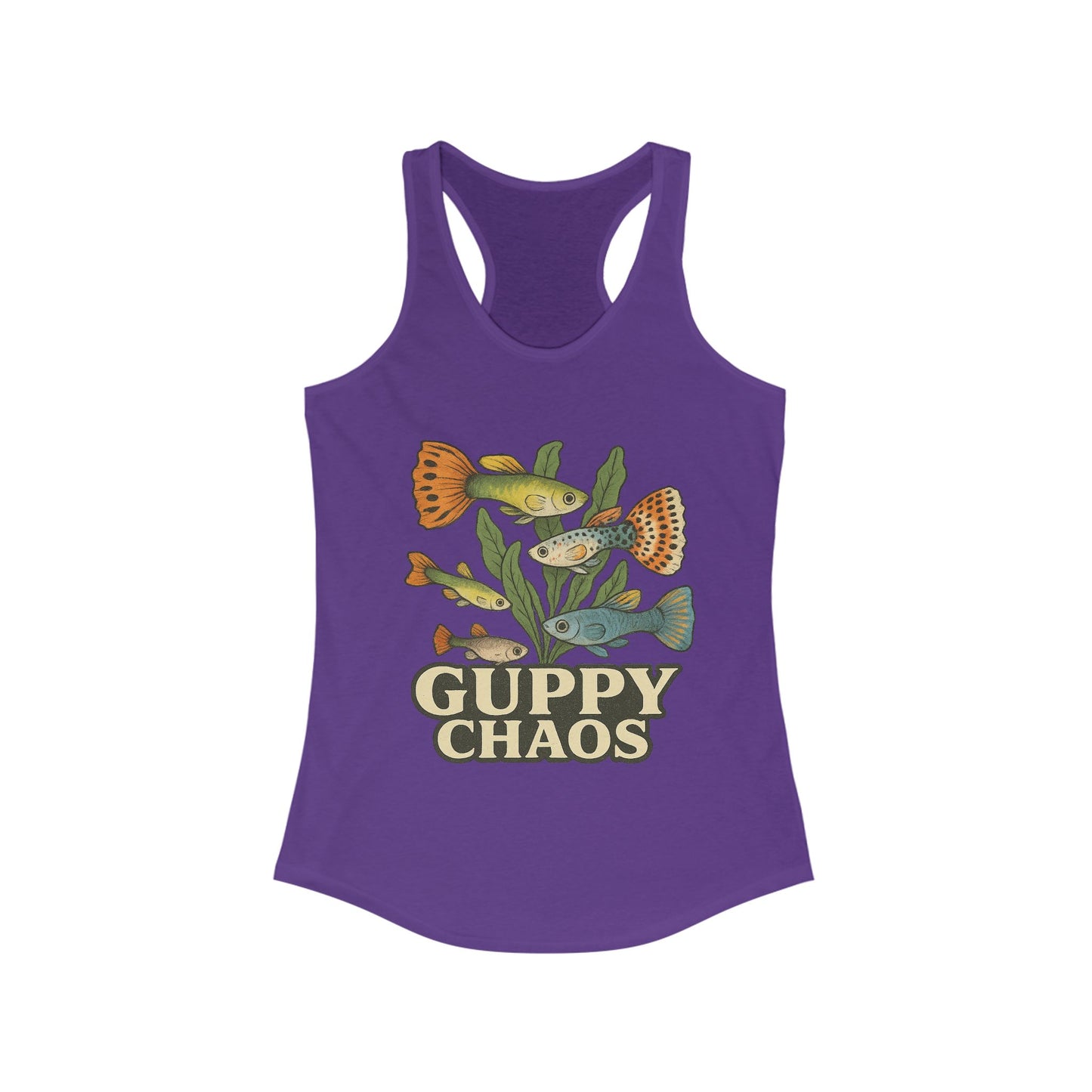 Guppy Chaos – Women’s Racerback Tank Top