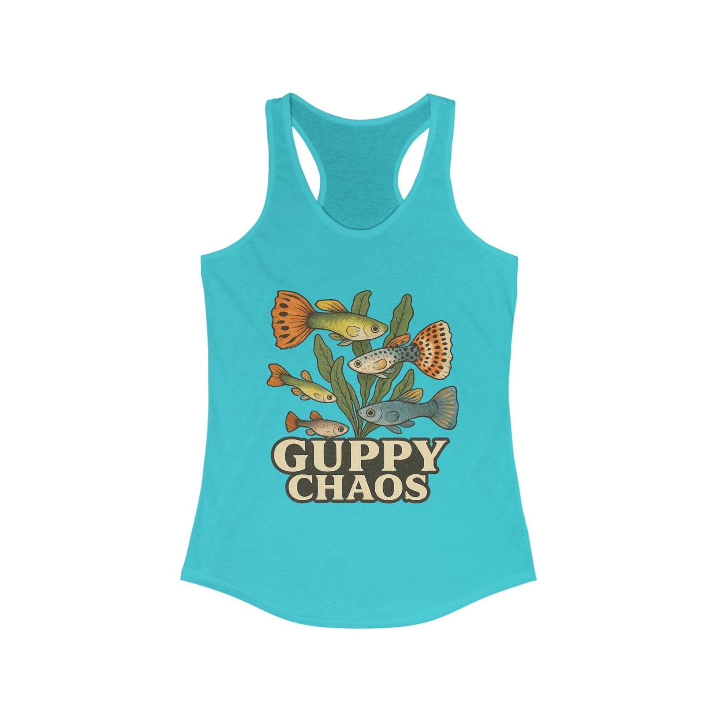 Guppy Chaos – Women’s Racerback Tank Top