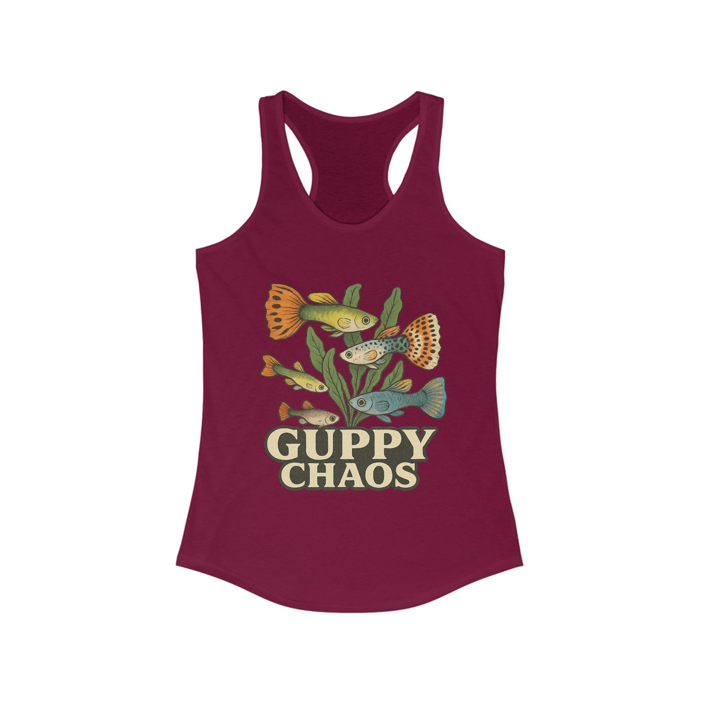 Guppy Chaos – Women’s Racerback Tank Top