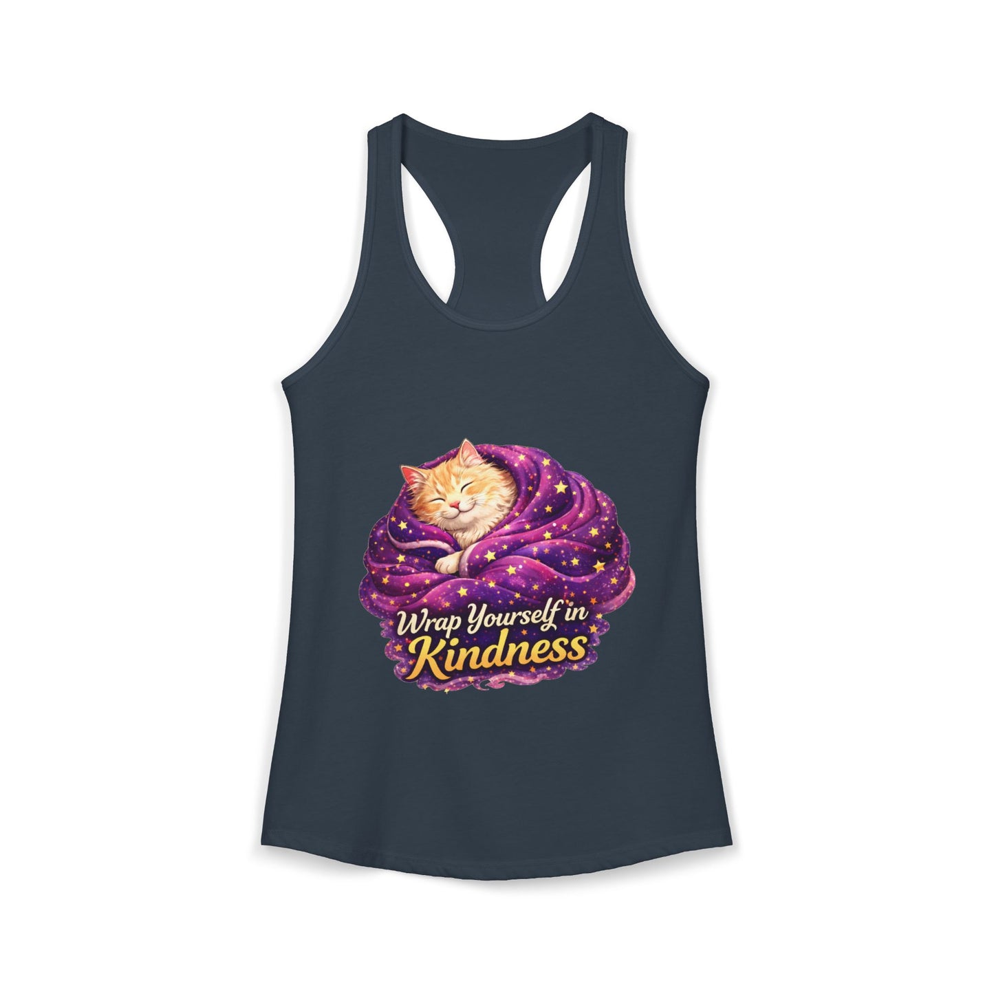 Wrap Yourself in Kindness – Women’s Racerback Tank Top