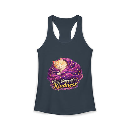 Wrap Yourself in Kindness – Women’s Racerback Tank Top
