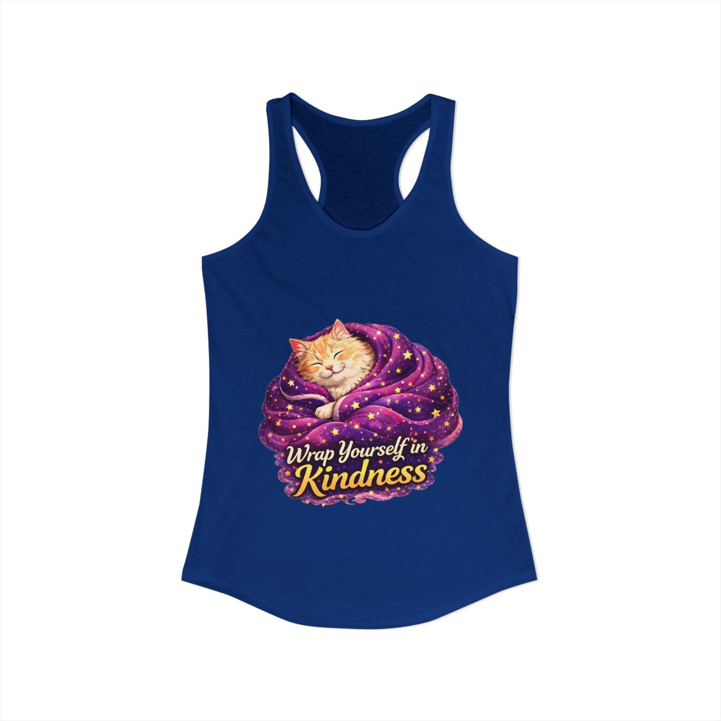 Wrap Yourself in Kindness – Women’s Racerback Tank Top