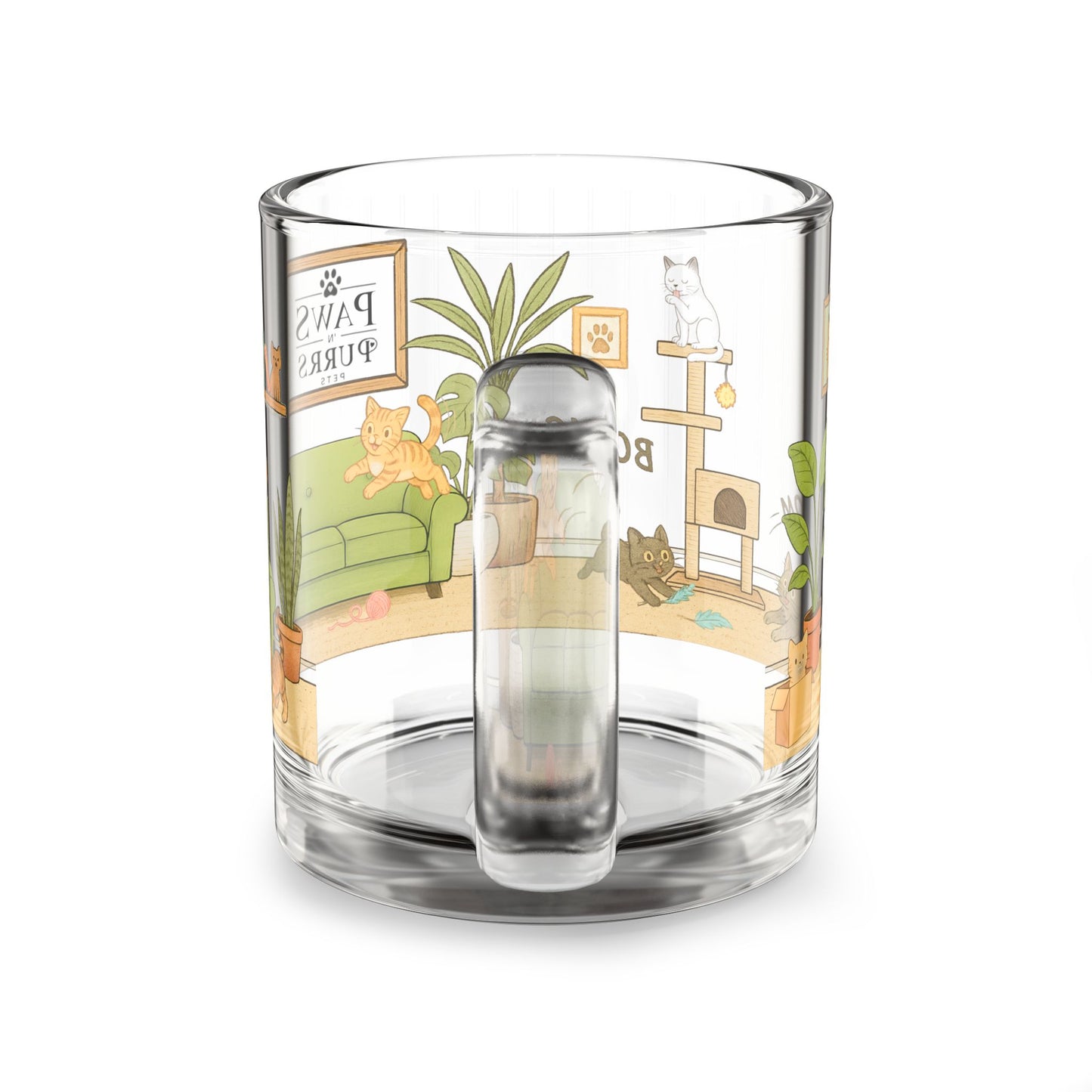 Cat House Zoomies - 10oz Glass Mug