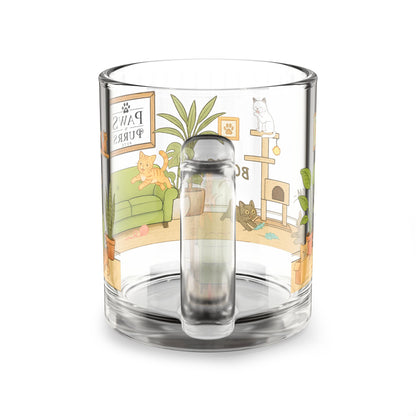 Cat House Zoomies - 10oz Glass Mug