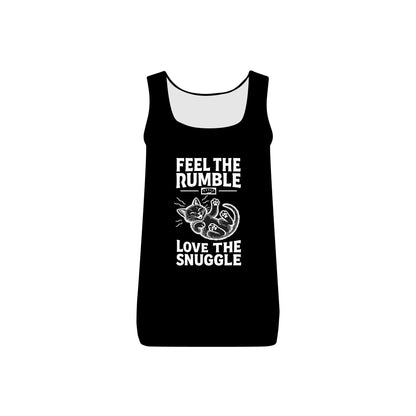 Feel the Rumble, Love the Snuggle - Women's Micro Ribbed Tank