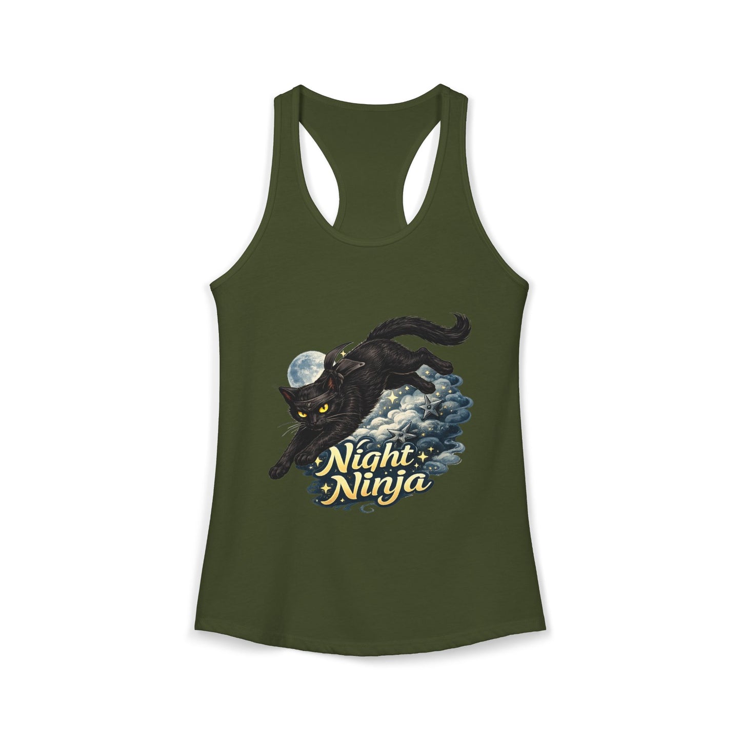 Night Ninja – Women’s Racerback Tank Top