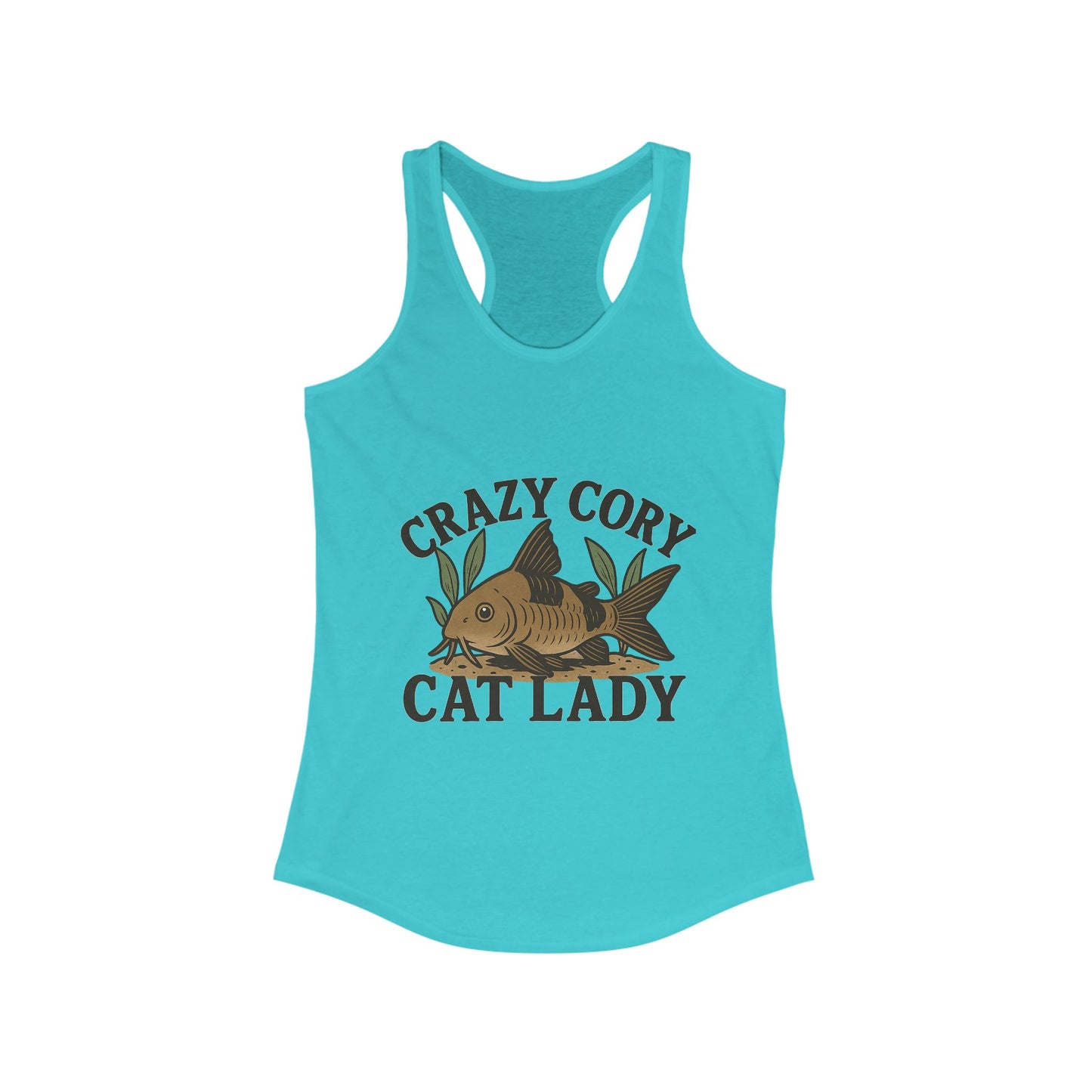 Crazy Cory Cat Lady – Women’s Racerback Tank Top