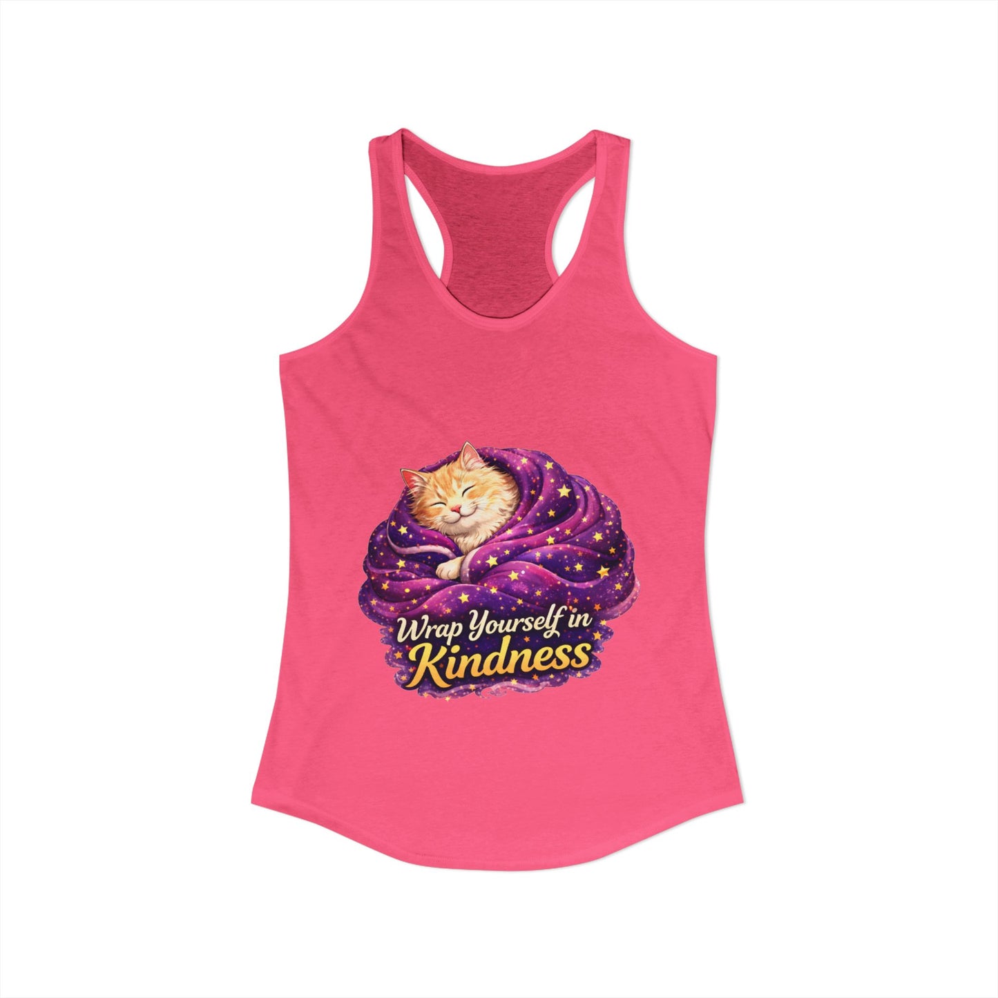 Wrap Yourself in Kindness – Women’s Racerback Tank Top