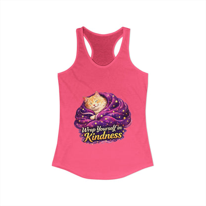 Wrap Yourself in Kindness – Women’s Racerback Tank Top