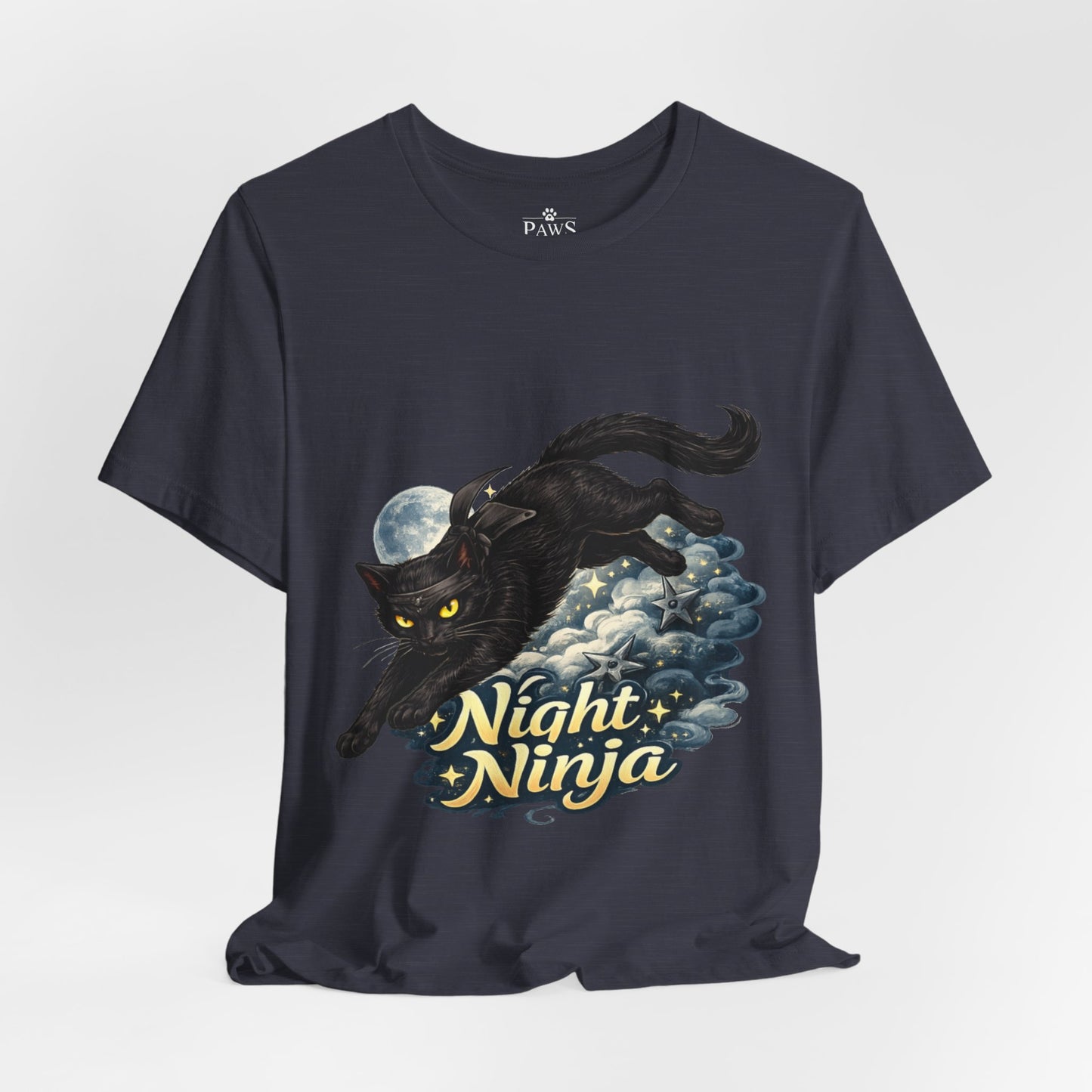 Night Ninja - Soft Unisex Cat T-Shirt