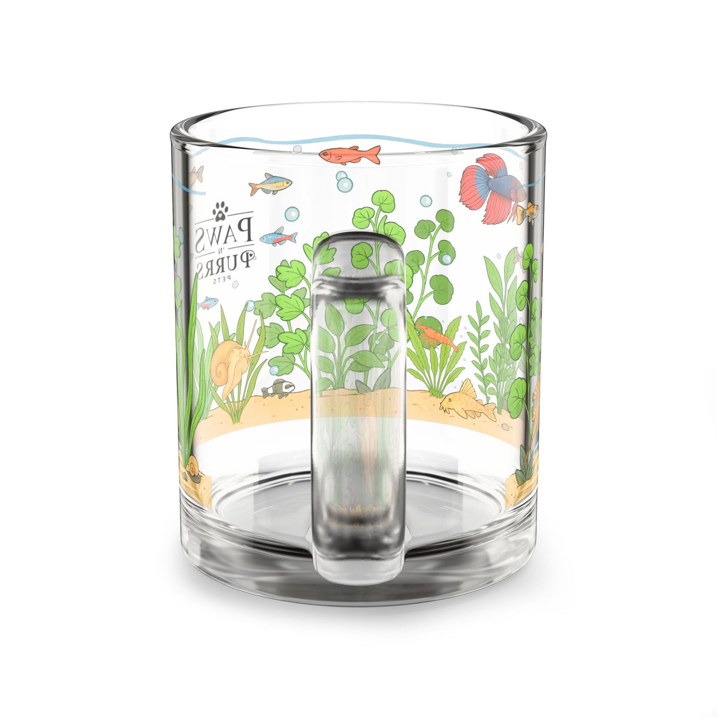 Freshwater Aquarium Fishtank - 10oz Glass Mug