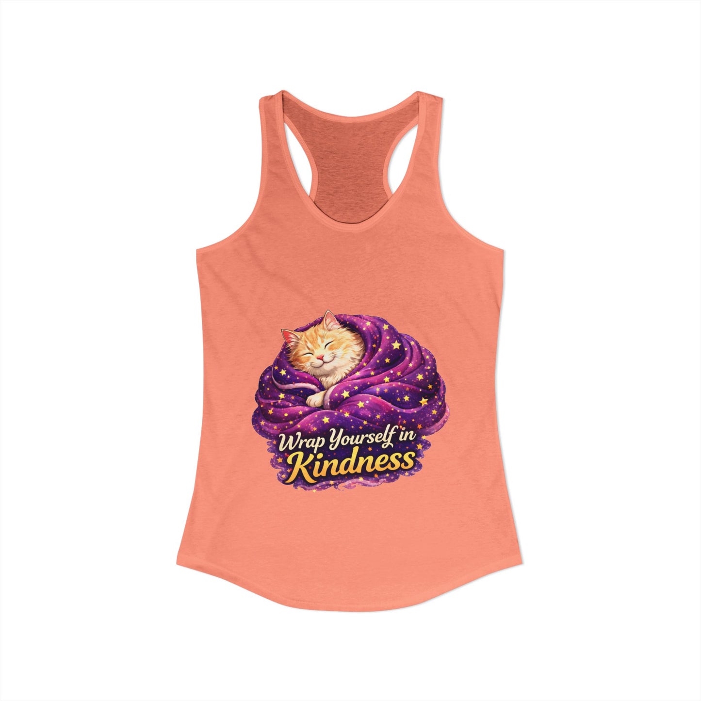 Wrap Yourself in Kindness – Women’s Racerback Tank Top