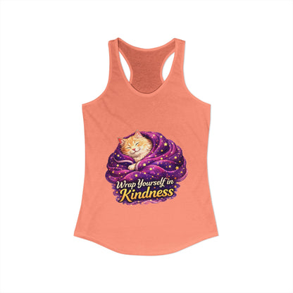 Wrap Yourself in Kindness – Women’s Racerback Tank Top