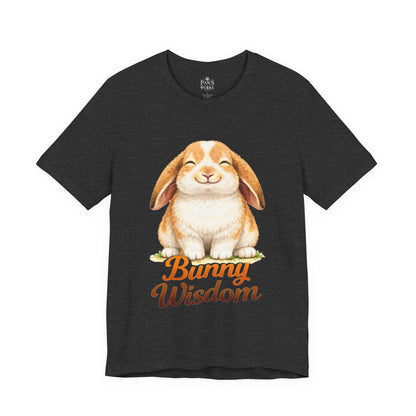 Bunny Wisdom - Soft Unisex Cat T-Shirt