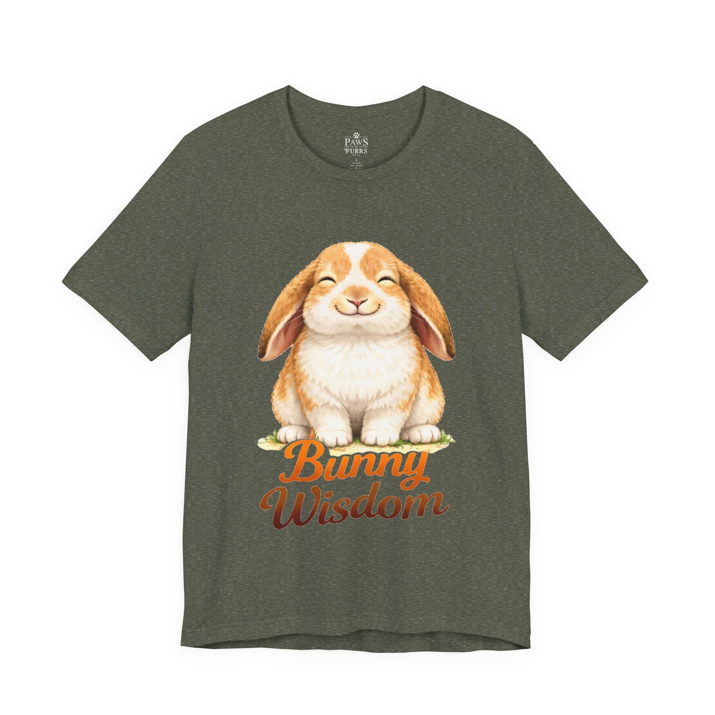 Bunny Wisdom - Soft Unisex Cat T-Shirt