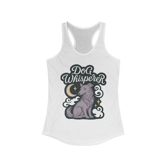 Dog Whisperer - Seasonal Only - Women’s Racerback Tank Top