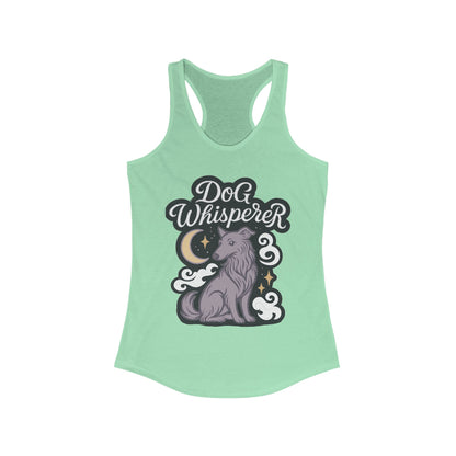 Dog Whisperer - Seasonal Only - Women’s Racerback Tank Top