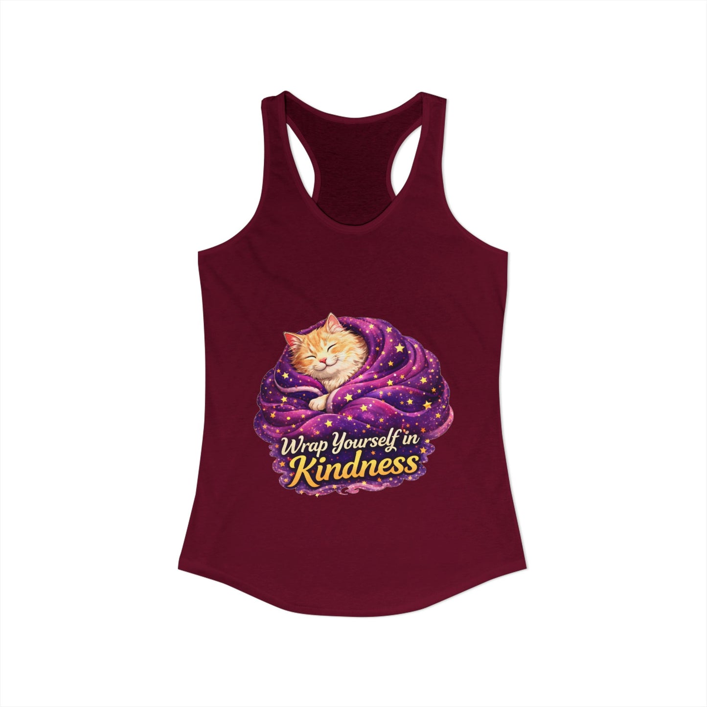 Wrap Yourself in Kindness – Women’s Racerback Tank Top