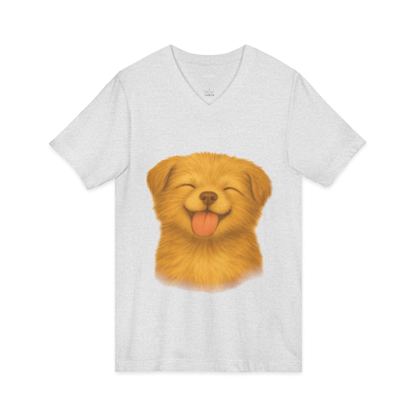 Puppy Lick - V-Neck Unisex T-Shirt