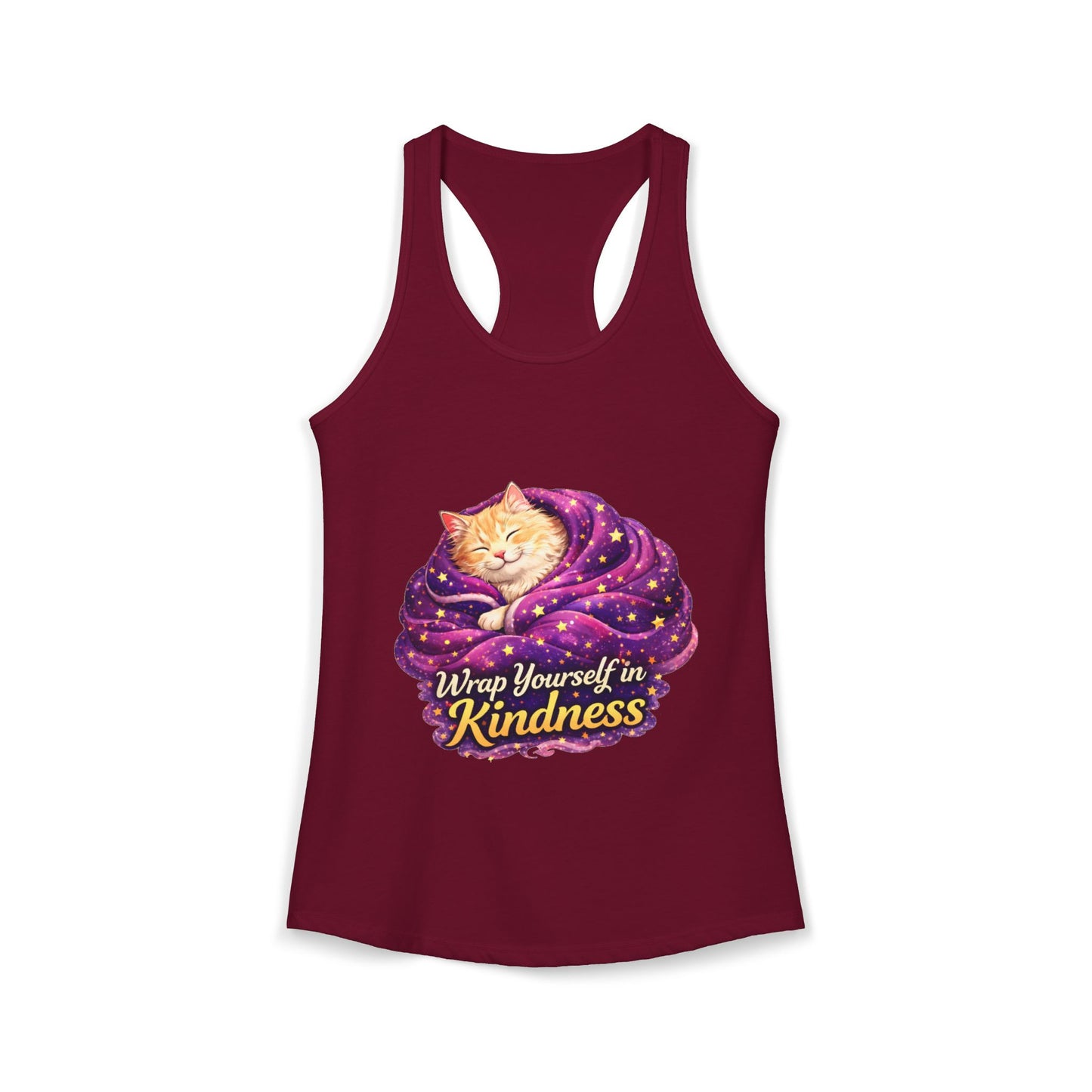 Wrap Yourself in Kindness – Women’s Racerback Tank Top