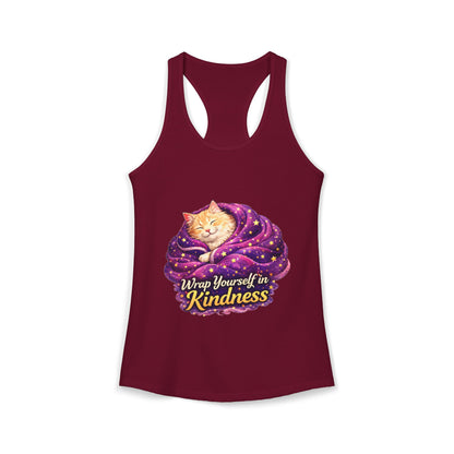 Wrap Yourself in Kindness – Women’s Racerback Tank Top