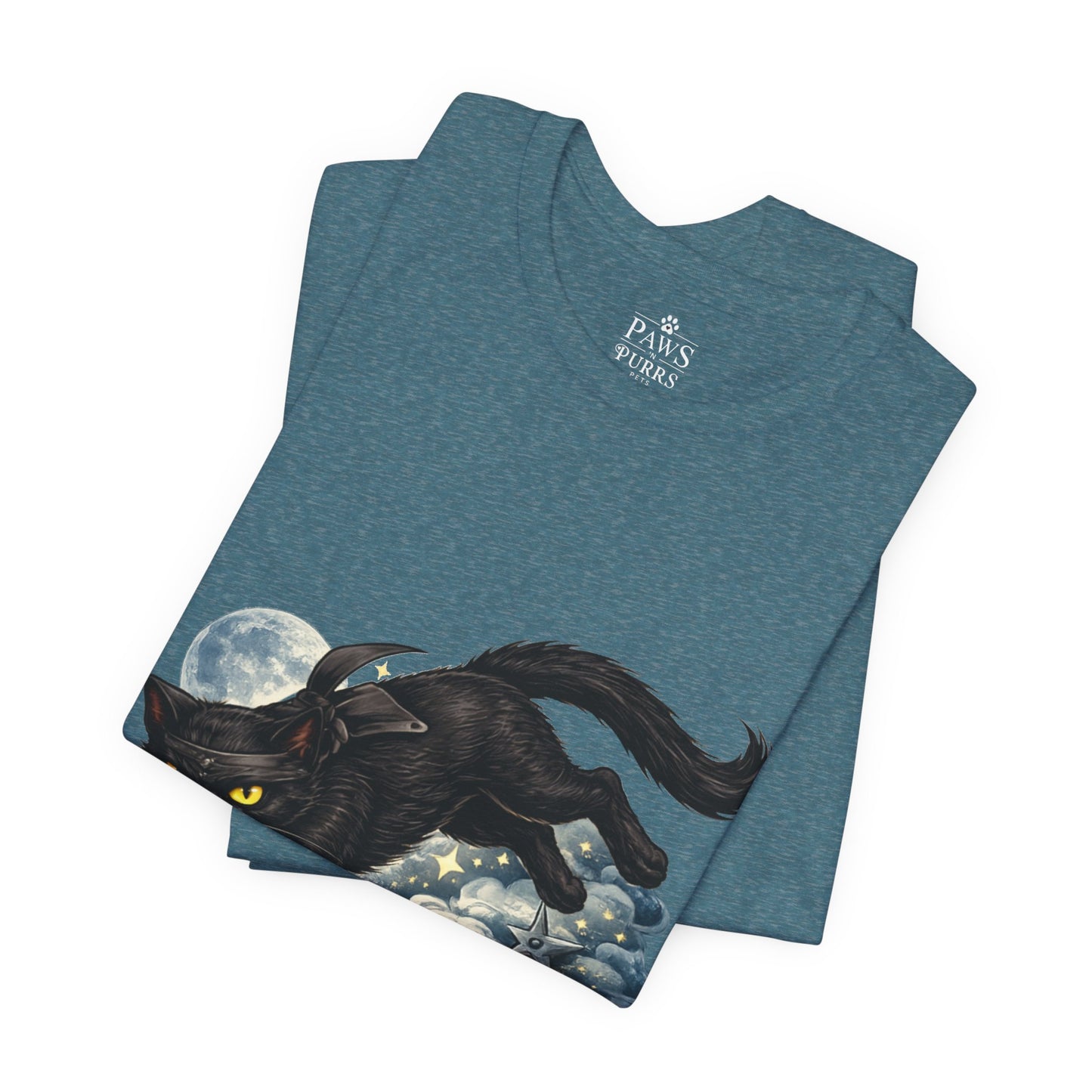 Night Ninja - Soft Unisex Cat T-Shirt