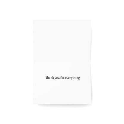My Best Friend: Thank You – Cat Art Greeting Card