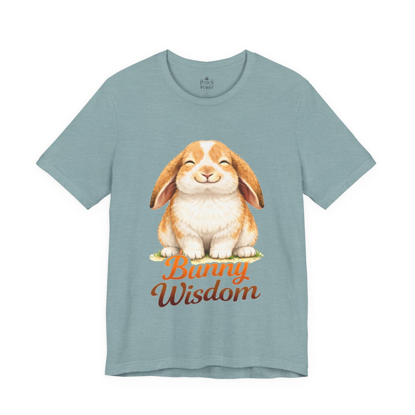 Bunny Wisdom - Soft Unisex Cat T-Shirt