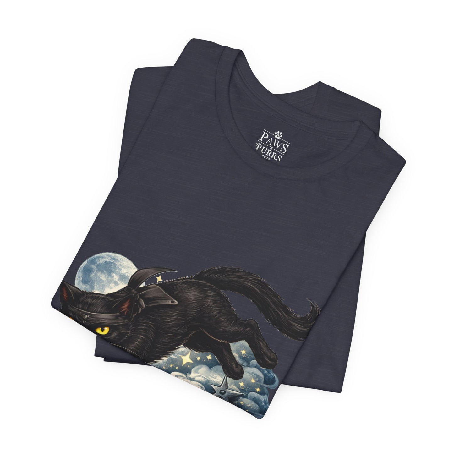 Night Ninja - Soft Unisex Cat T-Shirt