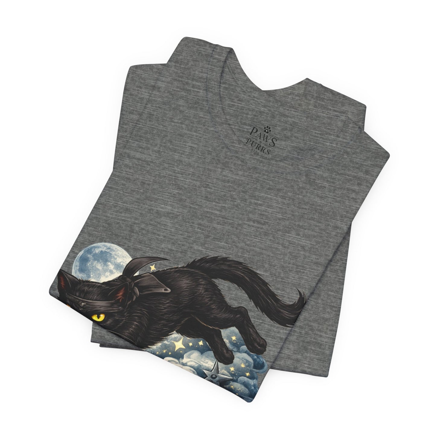Night Ninja - Soft Unisex Cat T-Shirt