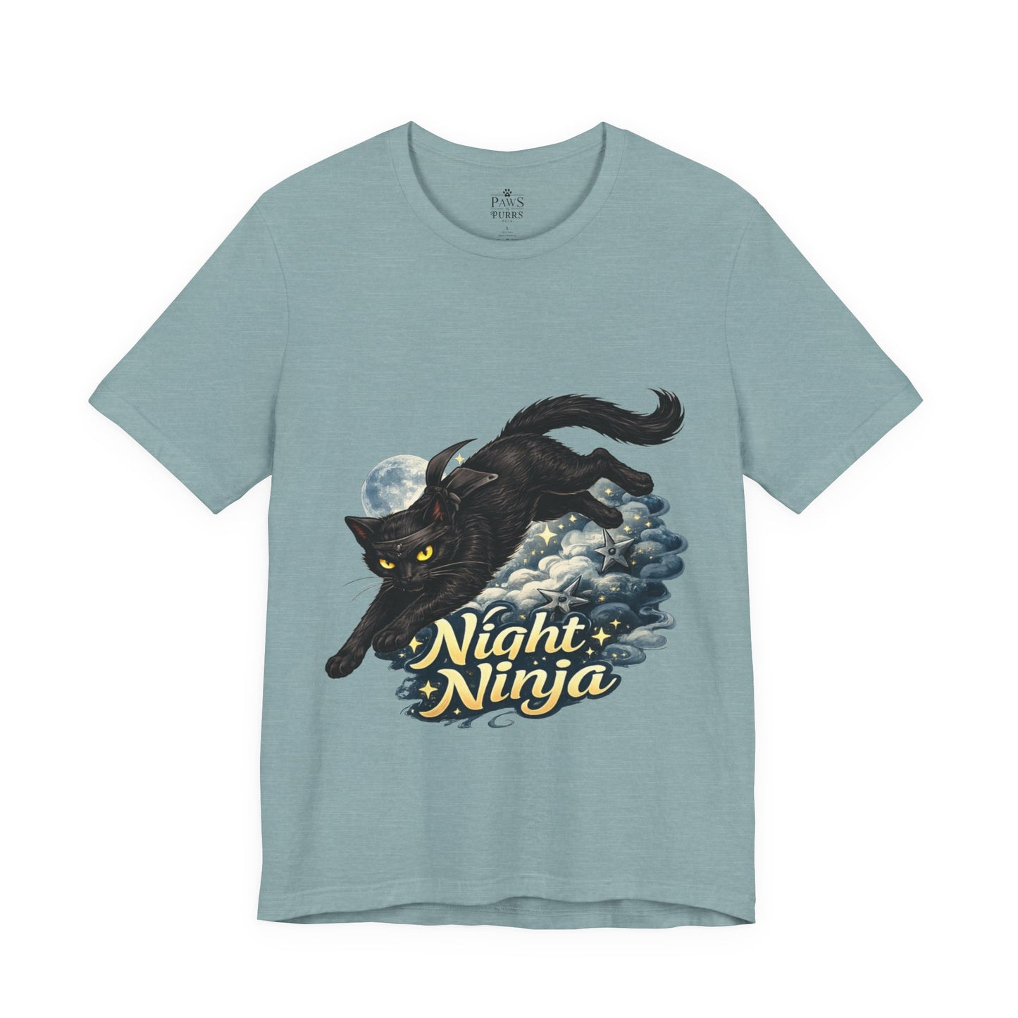 Night Ninja - Soft Unisex Cat T-Shirt
