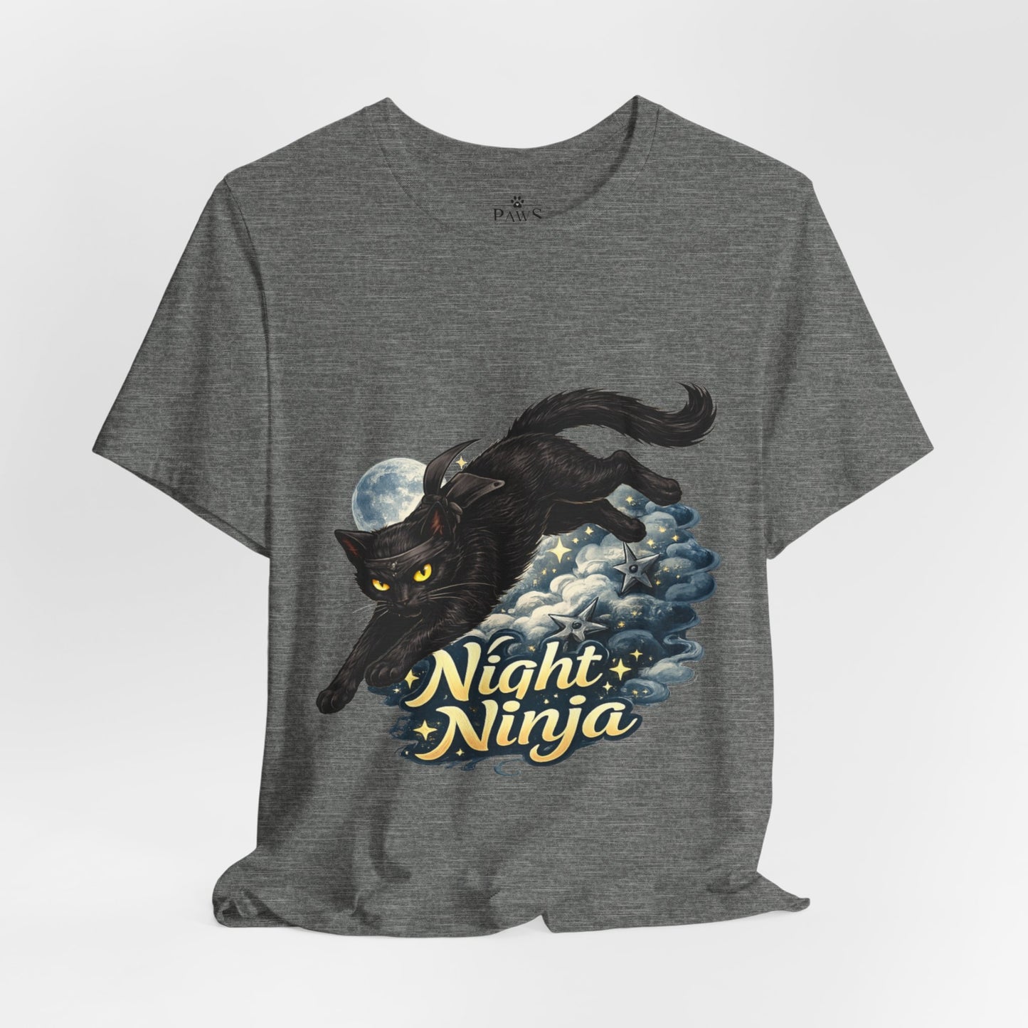 Night Ninja - Soft Unisex Cat T-Shirt