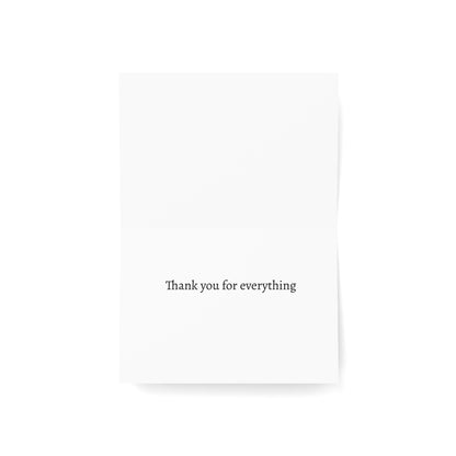 My Best Friend: Thank You – Cat Art Greeting Card